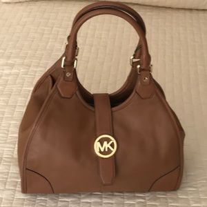 Michael Kors leather hobo bag